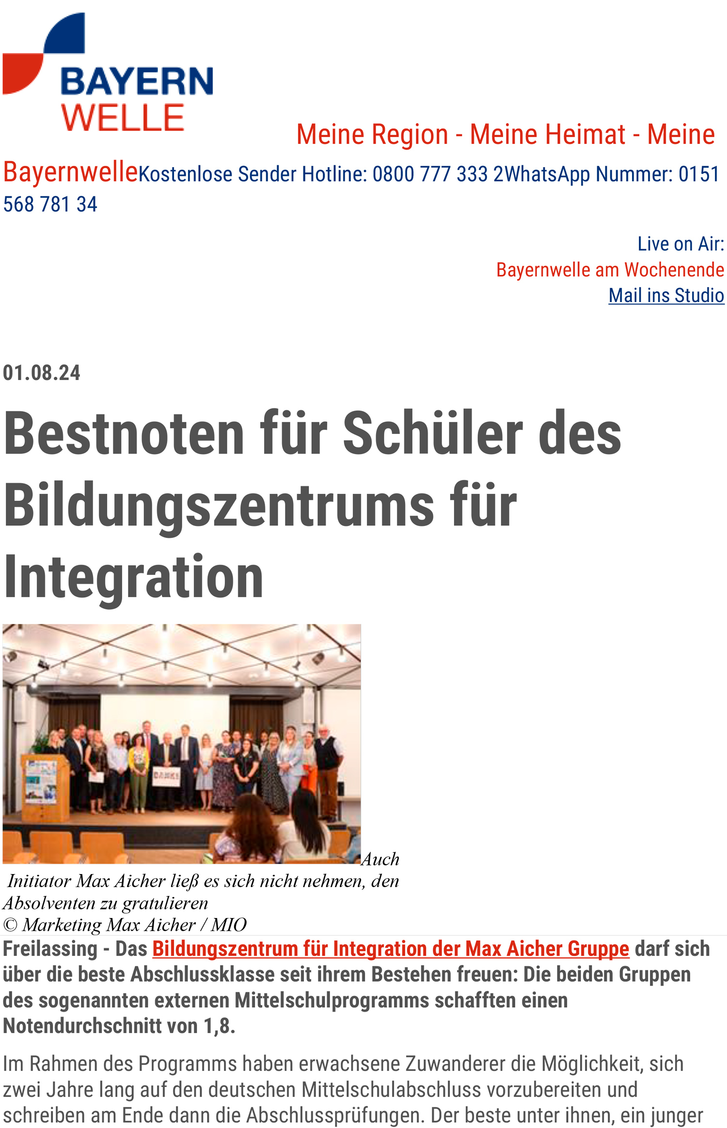 2024-08-01_Bayernwelle_Bestnoten-fuer-Schueler-des-Bildungszentrums