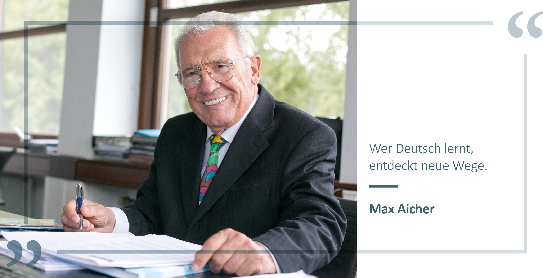 Zitat Max Aicher Über Uns